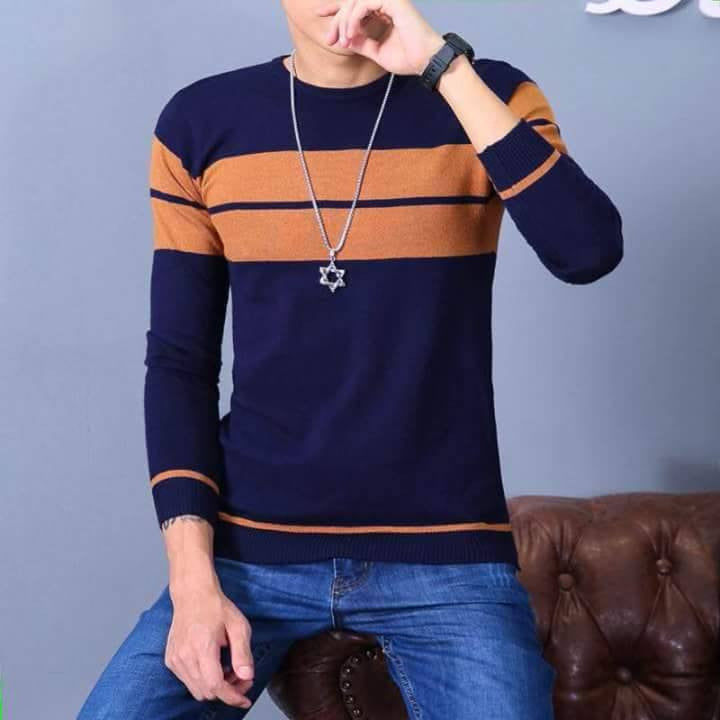 VNeck Knitted Long Sleeve Top