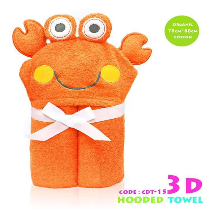 3D Hooded Towels for Kids