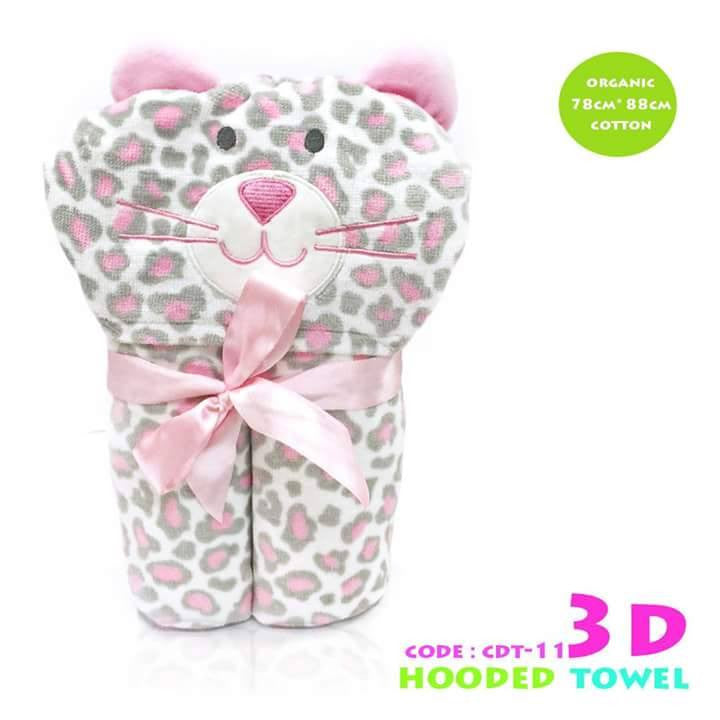 3D Hooded Towels for Kids