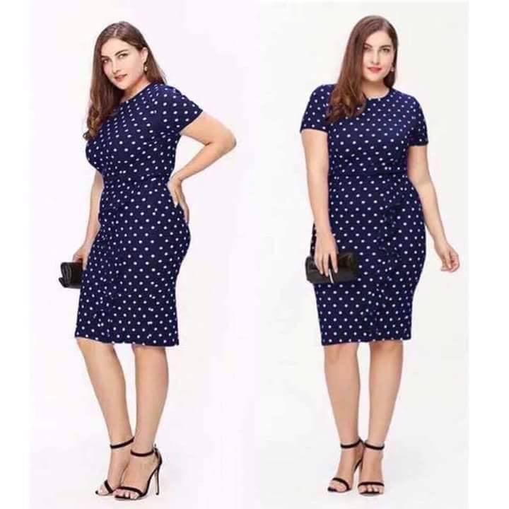 Spandex Polka Dress