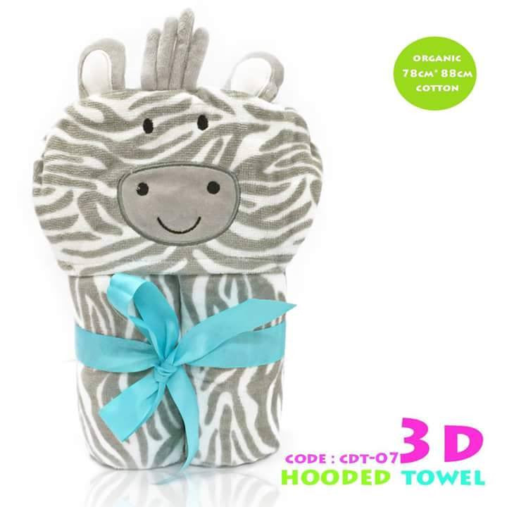 3D Hooded Towels for Kids