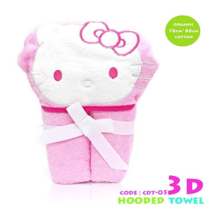 3D Hooded Towels for Kids